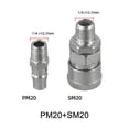 thumbnail image 2 of 2Pcs/Set Quick Release Air Line Hose Fittings Coupler Connector For Air Compressor Hose Air Tools Parts, 2 of 6