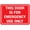 Warning Sign 6, variant on This Area Must BE Kept Clear for Site Security Metal Sign - 8"x12" Notice Danger Warning Caution for Outdoor Indoor, Site Security, Clearance Requirement