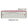 thumbnail image 2 of Harmonica Blues 10 trous, instrument à vent portable, clé de lab, haute brillance, étanche, 2 of 4