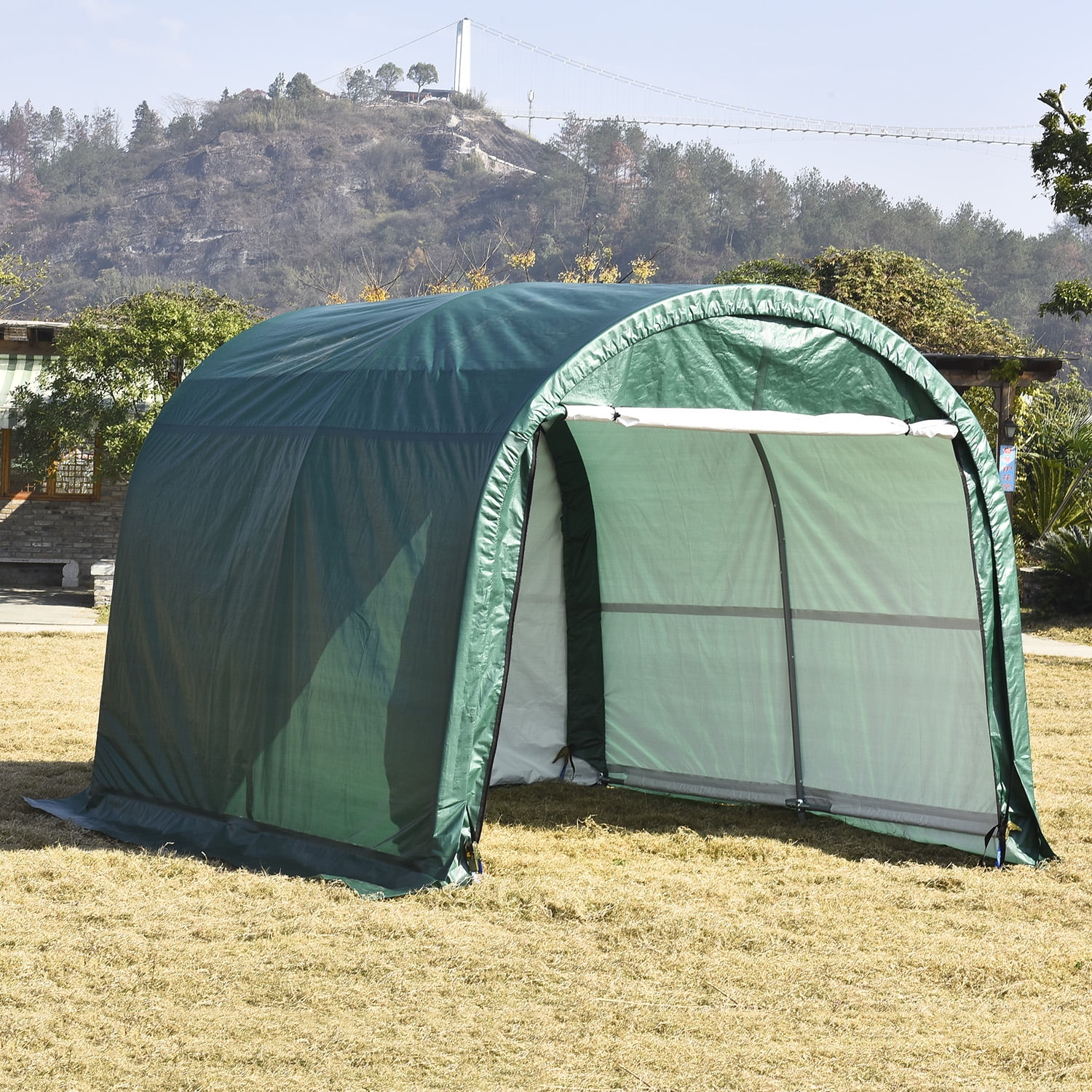 yardstash iii portable outdoor storage tent