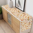 thumbnail image 4 of Orange Leaves Fall Table Runner 120 Inches Long Farmhouse Dress Scarves, Birds Branches Pine Cones Dining Tablerunner for Coffee Table/Kitchen Island/Party Décor, 13" x 120", 4 of 8