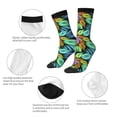 thumbnail image 3 of Bingfone Compression Socks for Women and Men Long Socks for Running Athletic Cycling Nurse- Hippie Style, 3 of 6