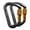 Gray, variant on IC ICLOVER [3 Pack] 30Kn/3000Kg Aluminum Locking Rock Climbing Carabiner D Shape Screwgate Carabiner Hook Screw Lock Carabiner Outdoor Sport Tools - Black