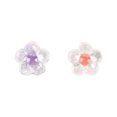 thumbnail image 2 of HOMEFORD ESC05 Iridescent Acrylic Flower Fashion Craft Beads, 1/2-inch, 1-ounce, Multicolor, 2 of 4