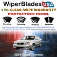 thumbnail image 2 of 2004 Suzuki Verona Beam Wiper Blades Wipers w/1yr Warranty (Set of 2) (WiperBladesUSA), 2 of 5