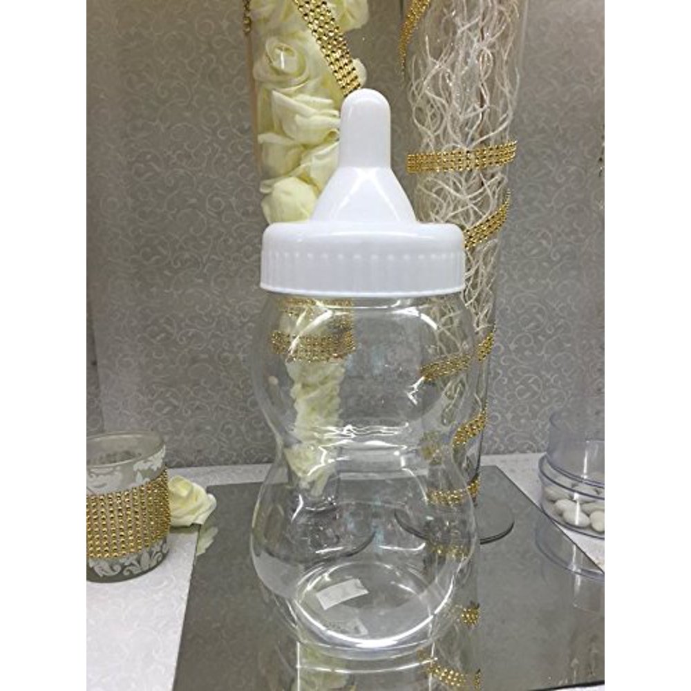 Onlinepartycenter 13" Jumbo White Fillable Baby Shower Plastic Baby