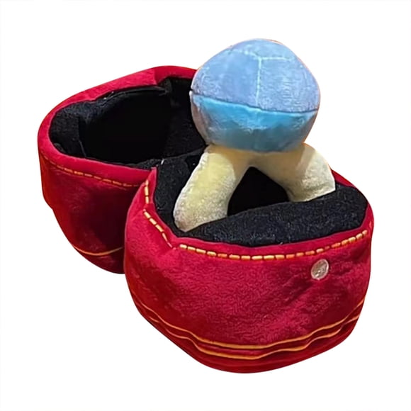 Caja de anillo de peluche de juguete, linda, suave, cómoda, lavable a máquina, estuche para anillo de amor relleno, estuche para anillo de amor relleno