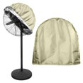 thumbnail image 4 of Cateissary Cubierta de ventilador industrial resistente Ventilador exterior duradero Almacenamiento y organización del hogar Beige 61x19x61cm, 4 of 6