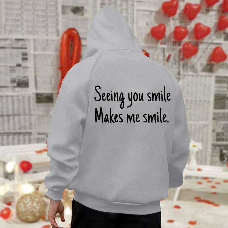 toraway Sweatshirts for Men White Virginity Rocks Hoodie Valentine s Day Couple Fun Printed Hoodie Unisex Hoodie Couple Hoodie Xxxl Walmart