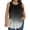 Black, variant on Vivianyo HD Women's Plus Size Ombre Gradient Pleated Sleeveless Tank Top, Casual Loose Flowy Tunic Vest, Women's Black, Sizes L-5XL