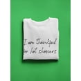thumbnail image 3 of I'm Thankful For Hot Showers! Sweatshirt Men -GoatDeals Designs, Male 5X-Large, 3 of 4
