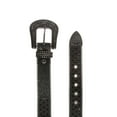 thumbnail image 3 of Cowboy Cowgirl Classic Western Rhinestone Bling Studded Diamond Leather Belt, 3 of 4