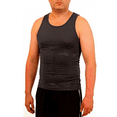 thumbnail image 4 of Men's Compression Tank Top, Slim Underwaist Body Shaper Tummy Control Chest Support Breathable Compression Undershirts for Men, 4 of 5