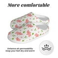 thumbnail image 6 of Fotbe Funny Little Pigs Pattern Women's Fuzzy Curly Fur Memory Foam Loafer Slippers Indoor Outdoor Slippers Winter Home Shoes-39/40, 6 of 7