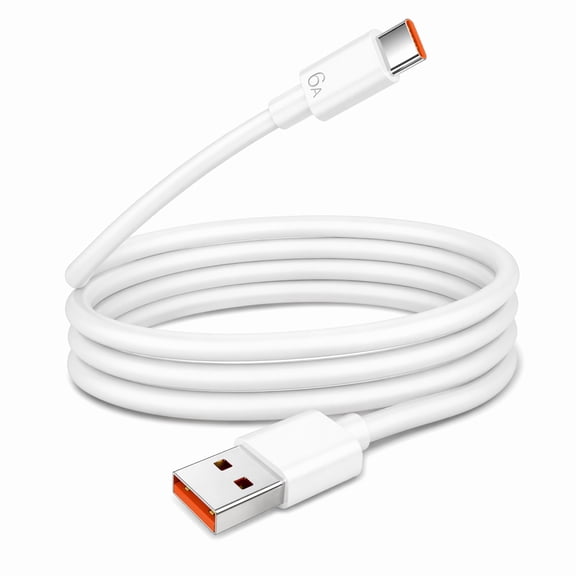 3.3FT 6A USB A to USB C Fast Charging Cable, 88W Type C Charger Cord