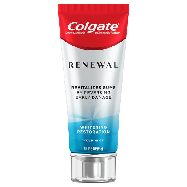 Colgate® Renewal Gum Toothpaste, Whitening Restoration, Cool Mint Gel