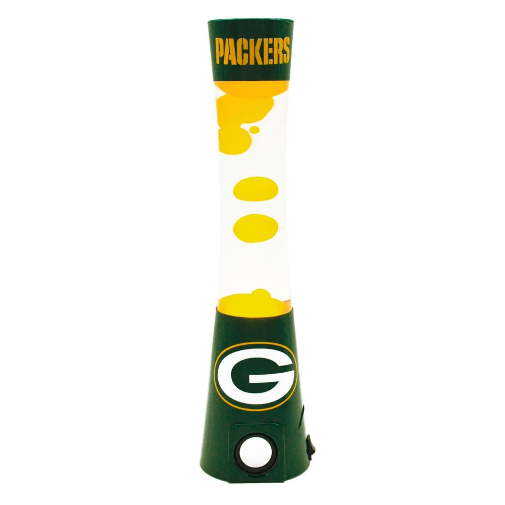 Green Bay Packers Lava Lamp with Bluetooth Speaker