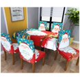 thumbnail image 2 of Fundas para sillas de comedor navideñas - Juego de 2 fundas elásticas para sillas, 2 of 5