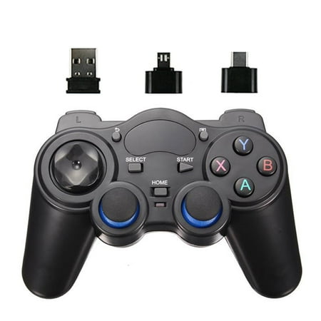 CHAXIN Wireless Gaming Controller 2.4G USB Gamepad with OTG Converter USB Joystick Control for Android TV Computer Box