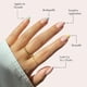 thumbnail image 3 of Press On Nails, confeti glamnetico, semitransparente, corto, almendra, 3 of 6