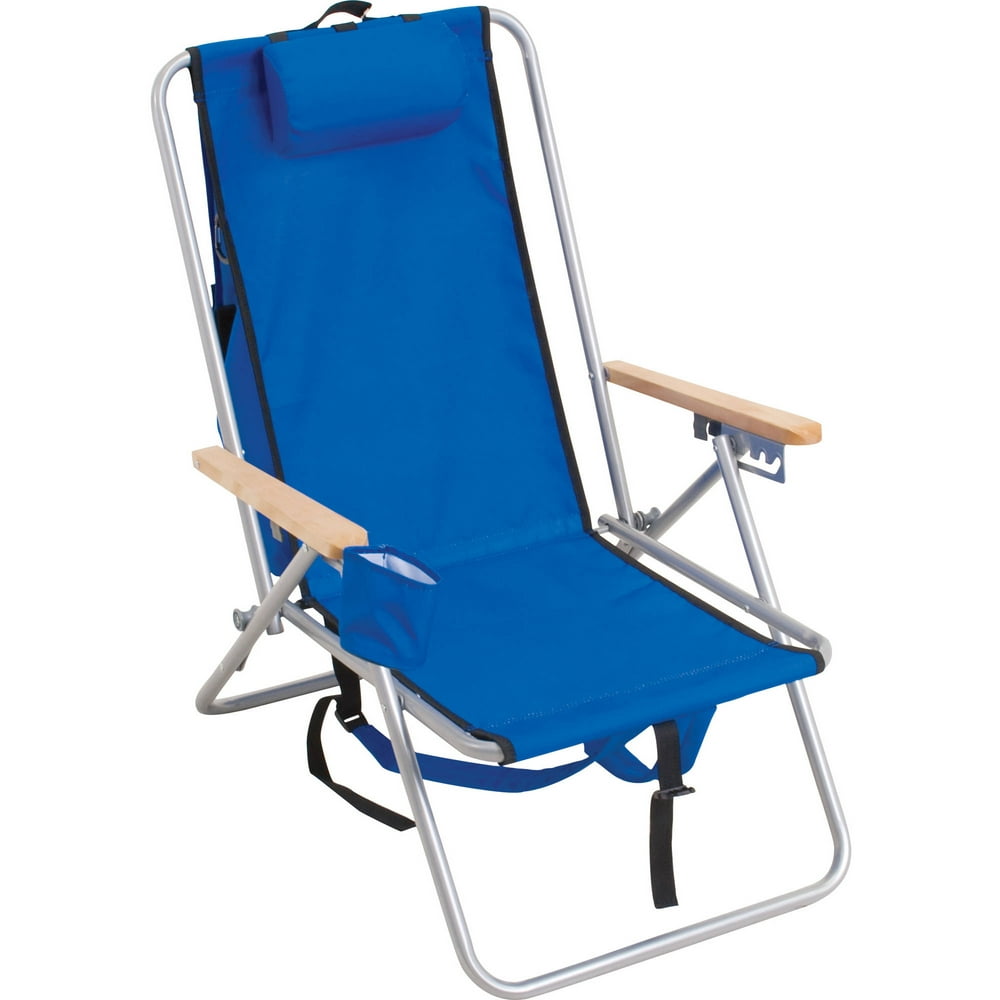 RIO Backpack Chair, Folding Beach Chairs, Lounge Chair - Walmart.com ...