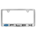 thumbnail image 1 of Ford Flex Chrome Plated Metal License Plate Frame Holder, 1 of 1