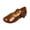 Brown, variant on Women's Mary Jane Flats Patent Leather Adjustable Buckle Strap Ballet Shoes Elegant Round-Toe Dress Shoes for Office, Wedding, Party & Gift White Size 5.5