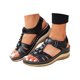 thumbnail image 3 of MKLEKYY Sandalias Antiderrapantes para Mujer, Sandalias de Tacón Bajo de Cuero A La Moda de Verano para Mujer, Zapatos Cómodos Con Temperamento, 3 of 5