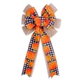 thumbnail image 3 of HILABEE Fall Wreath Bow, Thanksgiving Wreath Bow, Rustic, Decorative,Autumn Decorative Bow Party Favor for Halloween Home Decorations Pumpkin, 3 of 8