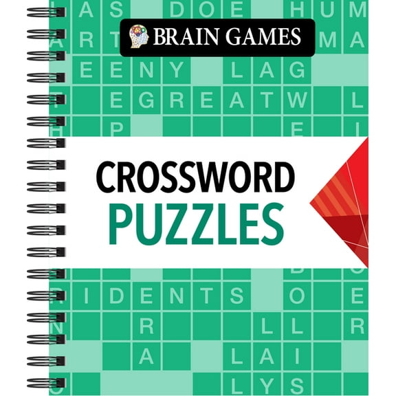 Brain Games Brain Games - Crossword Puzzles (Arrow - Green): Volume 2, (Spiral-Bound)