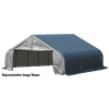 ShelterLogic 78431 22x20x11 Peak Style Shelter- Grey Cover