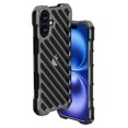 thumbnail image 1 of R-JUST RJ-50 For iPhone 16 Plus Aluminum Alloy Armor Case Hollow Shockproof Back Cover, 1 of 5