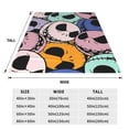 thumbnail image 4 of The Nightmare Before Christmas Print Flannel Blanket, Ultra Soft Microfiber 40" x 30" for Sofa Bed Office Travel, Perfect for All Seasons, 4 of 7