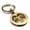 Gold, variant on Stainless Steel Aries Zodiac (Ram) Round Medallion Keychain Circle Ring