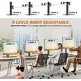 thumbnail image 4 of NEI Single LCD Computer Monitor Free-Standing Desk Stand MountRiser for 13 inch to 32 inch screen with Swivel, Height Adjustable,Rotation, Vesa Base Stand Holds One (1) Screen up to 77Lbs(HT05B-001)), 4 of 9