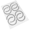 thumbnail image 1 of OULII 8Pcs Guitar Sound Hole Cover Multi Color Paper for Acoustic Guitar Decor, 1 of 4