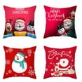 thumbnail image 5 of Funda de cojín navideña Decoración para el hogar Decoraciones de Papá Noel Regalo Navidad Feliz Año Nuevo 2022, 5 of 5