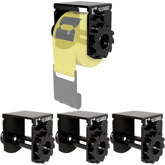 4-Pack Sliding Winch for Flatbed Trailer, Heavy Duty Tie-Down, 5500 lbs WLL