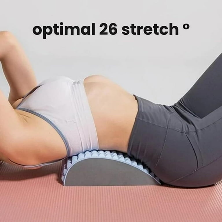 Back Stretcher Pillow - For Back Muscle Relaxation, Lumbar Support