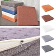 thumbnail image 6 of BrowQuartz Square Chair Cushion Seat Butt Back Sponge Mat Decorative Universal Polyester High-density for Sofa Office Work Light Gray 40*40*3cm, 6 of 6