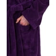 thumbnail image 4 of TowelSelections Women's Robe Soft Plush Fleece Hooded Spa Bathrobe Medium/Large Purple, 4 of 6