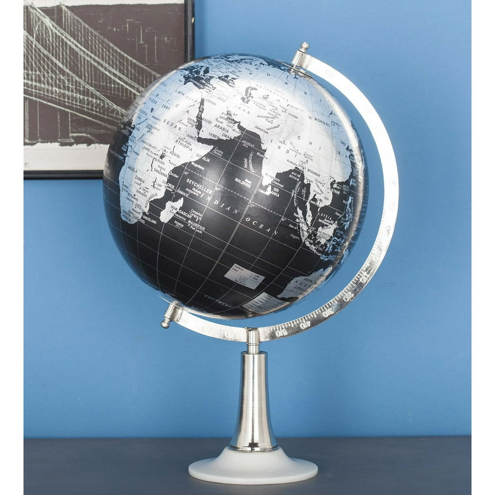 DecMode 11 in. Metallic Tabletop Globe