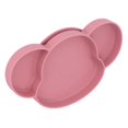 thumbnail image 1 of Silicone Suction Plates,Self Feeding Suction Plate Divided Kids Plate For Most Tables High Chair, 1 of 8