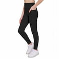 thumbnail image 4 of Twczz Girls Yoga Leggings with Pockets- High Wasit Full Length Stretch Athletic Pants Black Size 5-12, 4 of 6