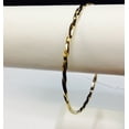 thumbnail image 5 of 14K Gold Twist Bangle, 5 of 11
