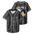 thumbnail image 2 of Peso Pluma Baseball Jersey Shirt Doble PP World Tour Merch Baseball Uniform Women Men Short Sleeve Top, 2 of 3