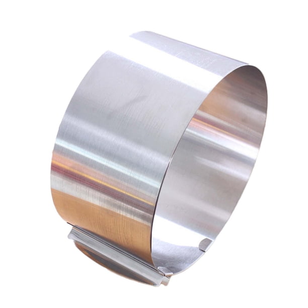 Molde para hacer pasteles con anillo de mousse de acero inoxidable, herramienta para hornear pasteles DIY, molde para hacer pasteles con anillo de