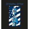thumbnail image 2 of In Tailgating We Trust American Flag And Spatula Youth Black Jogger Pants-Medium, 2 of 4
