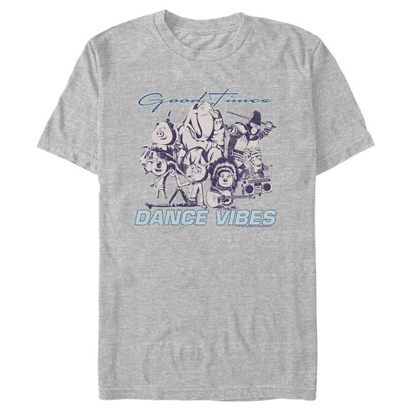 Men's Sing 2 Good Times Dance Vibes Retro Group Shot Graphic Tee Athletic Heather 3X Large