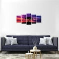 thumbnail image 3 of Abstract Sunset Tree Canvas Wall Art Art - Red Tree Painting, Framed Wall Picture Canvas Print Framed Picture Painting for Room Home Decorations (G-5pcs,40"x20"), 3 of 6
